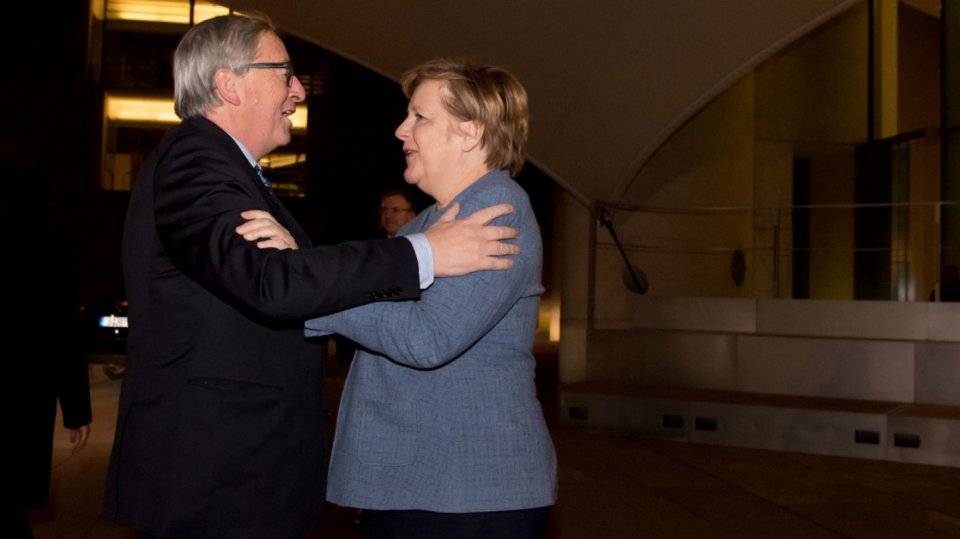 Ilustrační foto: Juncker a Merkelová